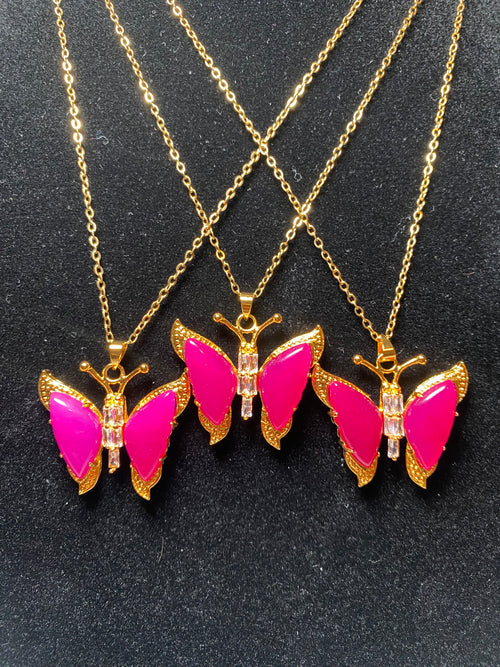 Aurelia Fuchsia Jade Butterfly