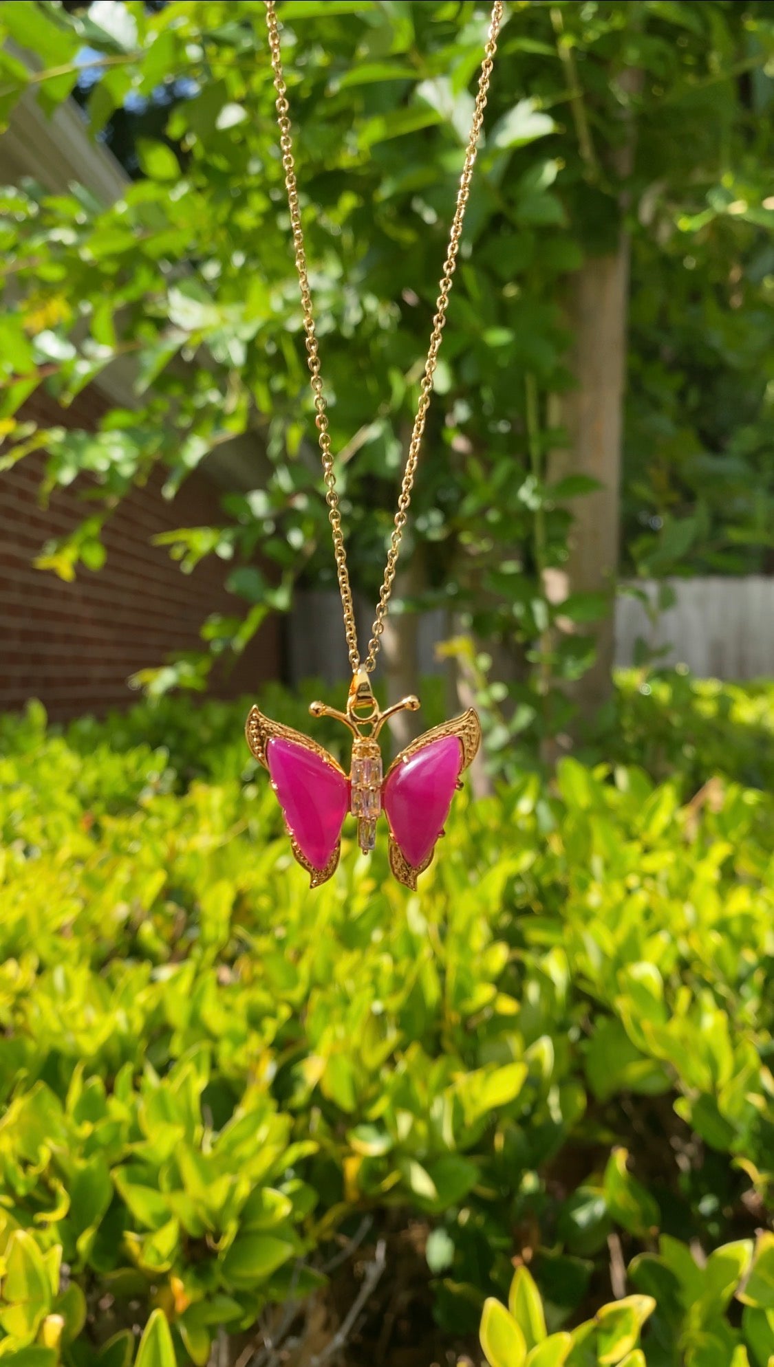 Aurelia Fuchsia Jade Butterfly