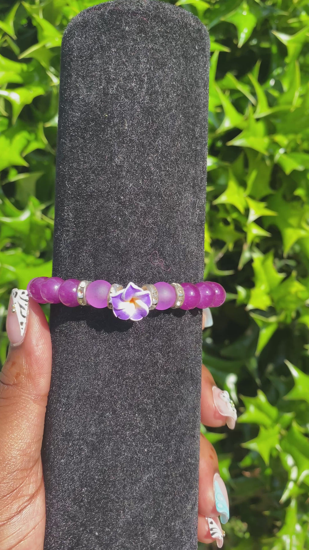 Purple Plumeria
